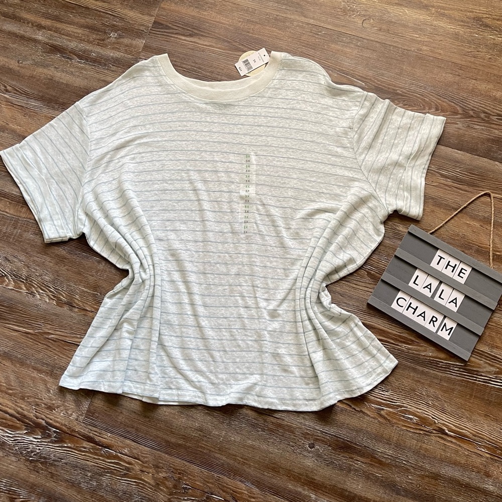 NWT Dip Plus Size Linen Top sz 3X